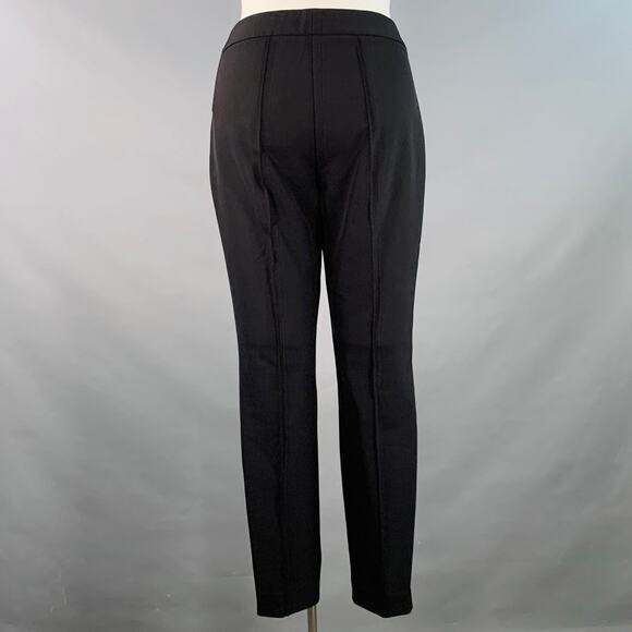 LAFAYETTE 148 Size 12 Gramercy Black Polyamide Blend Side Zipper Dress Pants - Picture 2 of 4